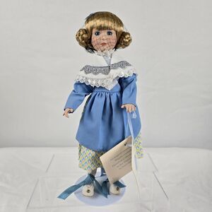 Hamilton Collection International Children Doll Fine Bisque Porcelain Monique